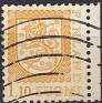 Finland 1979 Coat of Arms 1,10 MK Yellow Scott 565. Finlandia 565. Uploaded by susofe